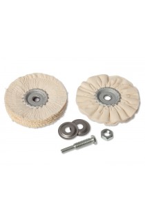 Zestaw 2 tarcz polerskich do stali szlachetnej/stali/aluminium na trzpieniu Ø 6mm OSBORN nr. 7922600000