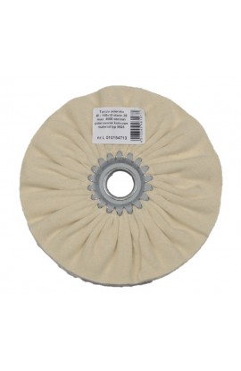 Tarcza polerska bawełniana typ molton M05 miękka  Ø 150x10x20 otwór,  polerowanie końcowe OSBORN nr. L010154713