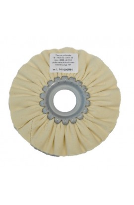 Tarcza polerska bawełniana typ 101A Ø 152x12x31,75 otwór,  polerowanie końcowe OSBORN nr. L011000564