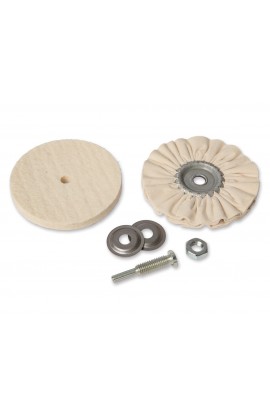 Zestaw 2 tarcz polerskich do mosiądzu/plastiku/lakieru na trzpieniu Ø 6mm OSBORN nr. 7912600000