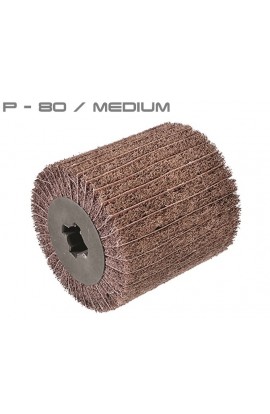 Walec z włókniny ściernej i płótna ściernego P80 medium Ø100x100 otwór 19,6 OSBORN nr. 0083410100