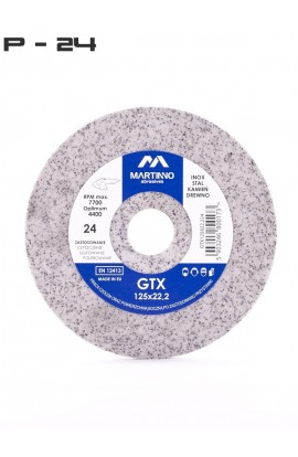 Ściernica płaska GTX MARTINNO  Ø 125x8x22,2 gr. 24/extra coarse nr. GTX125822,224