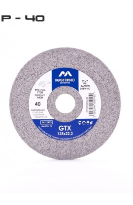 Ściernica płaska GTX MARTINNO  Ø 125x8x22,2 gr. 40/coarse nr. GTX125822,240