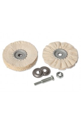 Zestaw 2 tarcz polerskich do stali szlachetnej/stali/aluminium na trzpieniu Ø 6mm OSBORN nr. 7922600000